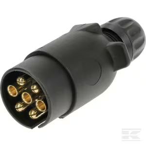 ERICH JAEGER 7 Pin N-Type Trailer Plug (201212JAE)