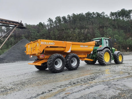 Rolland Rollroc Compact Dump Trailers – manufacturer range photograph; options shown may vary