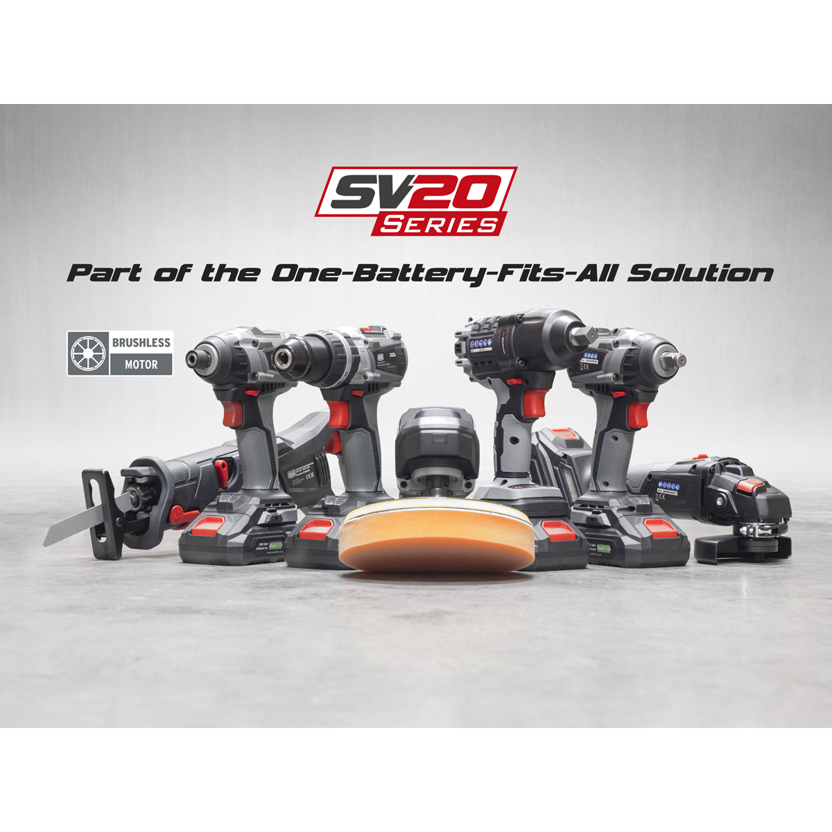 Sealey Premier SV20 Series Brushless Cordless Reciprocating Saw 20V 4Ah Kit - 2 Batteries – additional supplier image