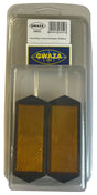 FPack Reflector Amber Rectangular 103x40mm (6)