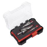 Sealey Spiral Flute HSS 4341 Step Drill Bit Set 3pc