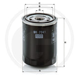 MANN FILTER WK7041 Fuel Filter additional view
