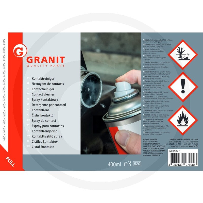 GRANIT Electrical Contact Cleaner Spray – 400ml
