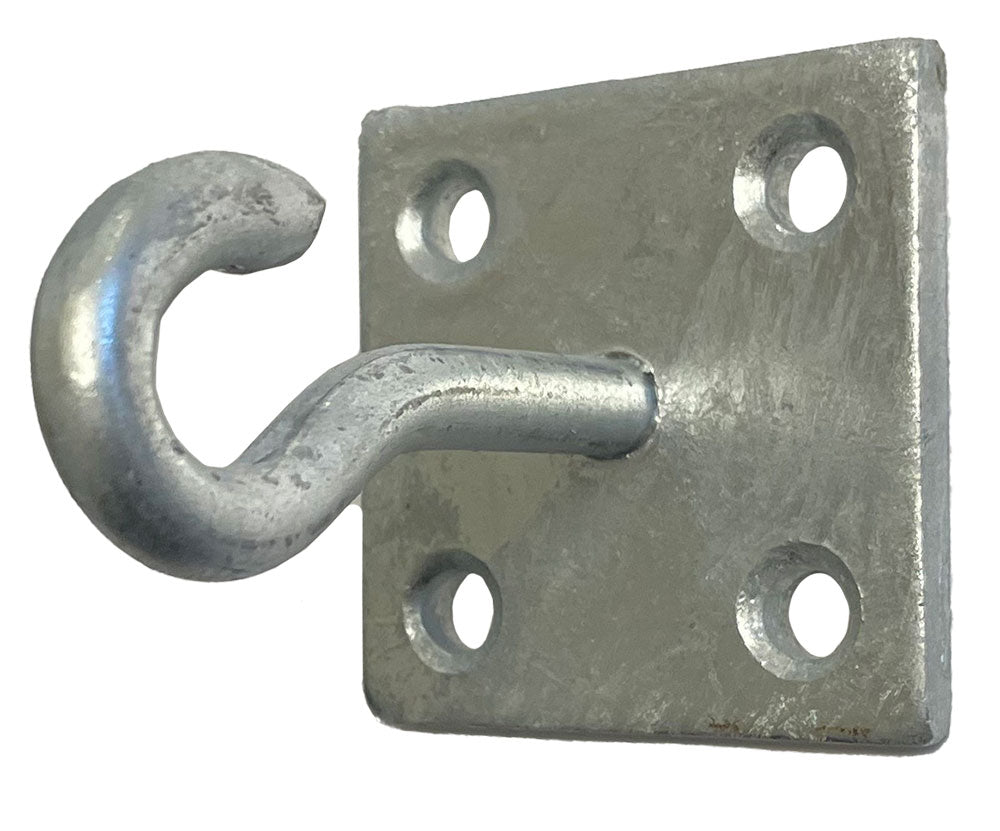 Hook On Plate Heavy 50x50mm Galv
