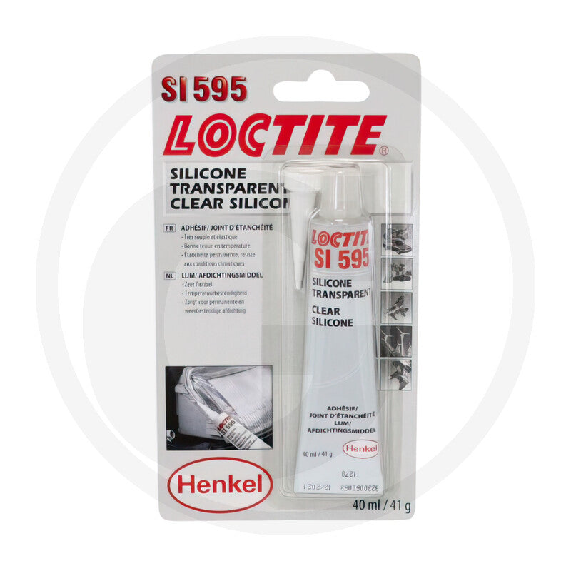 LOCTITE SI 595 Transparent Silicone Sealant – 40 ml tube