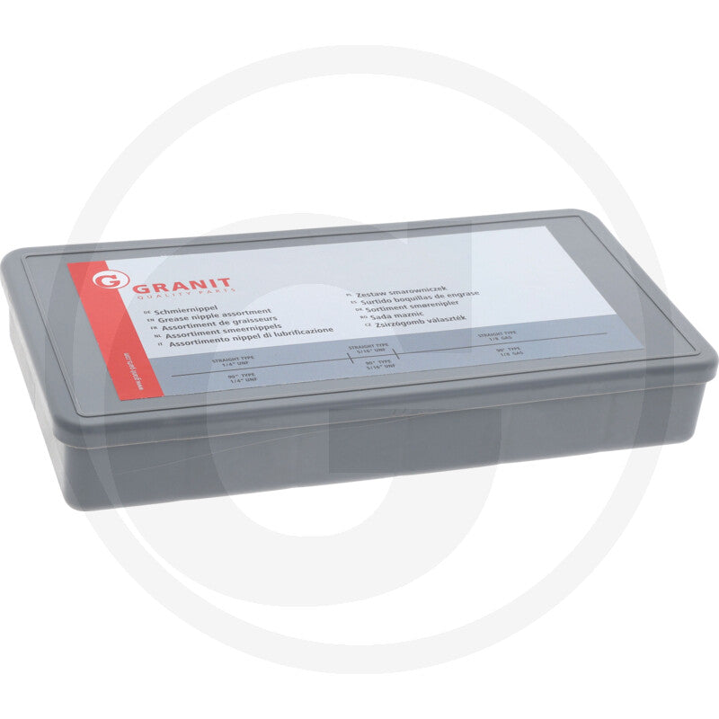 GRANIT Imperial Grease Nipple Assortment – 140 pcs., in plastic case – additional supplier image
