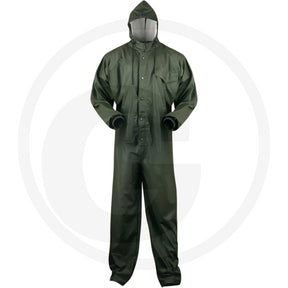 NORWAY PU Waterproof Coveralls – Olive