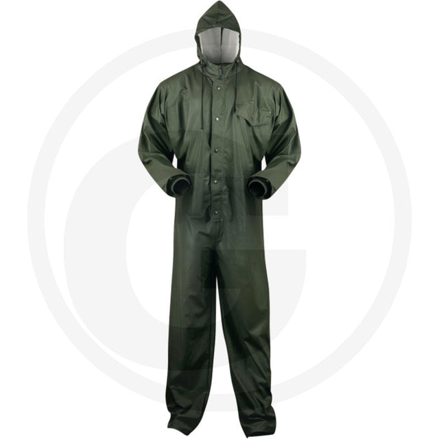 NORWAY PU Waterproof Coveralls – Olive
