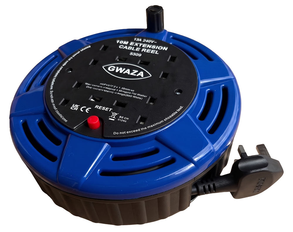 Extension Reel 4Way 10m Thermal Cut Off 240V-13A