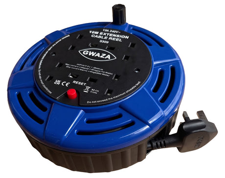 Extension Reel 4Way 10m Thermal Cut Off 240V-13A