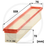 MANN FILTER C55102 Cab Air Filter additional view
