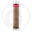 MANN FILTER CF1141/2 Secondary Air Filter