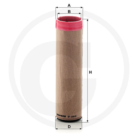 MANN FILTER CF1141/2 Secondary Air Filter