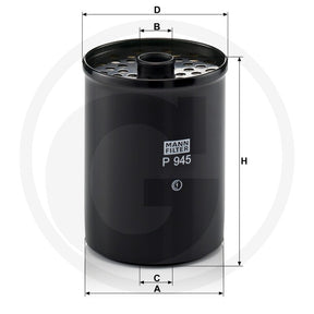 MANN FILTER P945X Fuel Filter
