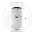 MANN FILTER WD10002 Hydraulic Oil Filter