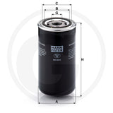 MANN FILTER WD950/3 Hydraulic / Transmission Filter