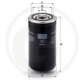 MANN FILTER WD950/3 Hydraulic / Transmission Filter