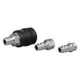 High Flow Air Tool Coupling Kit 1/4"BSPT