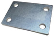 U Bolt Strap Plate 4hole 100x70x6mm