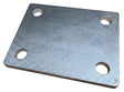 U Bolt Strap Plate 4hole 100x80x6mm