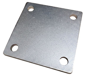 U Bolt Strap Plate 4hole 100x100x6mm