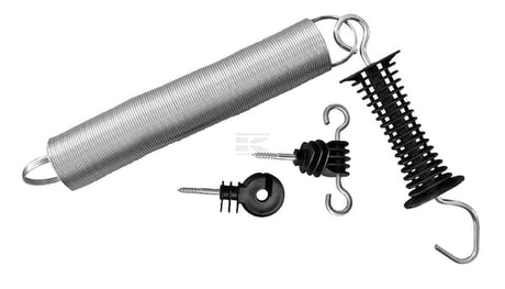 Electric Fence Gate Handle Set Black Complete