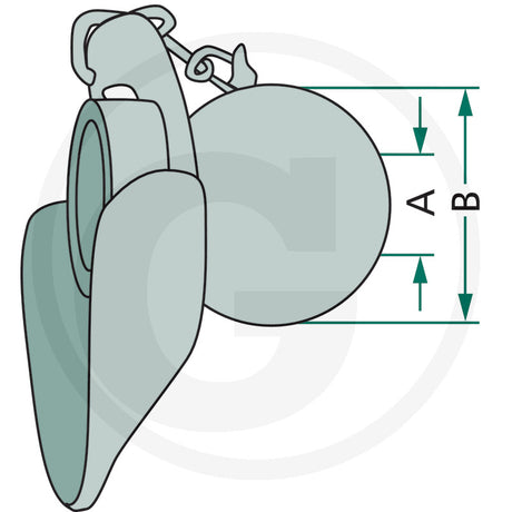 CBM Guide cone – Category 3, A 37 mm – dimension diagram