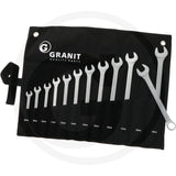 GRANIT BLACK EDITION Combination spanner set, 8-19 mm