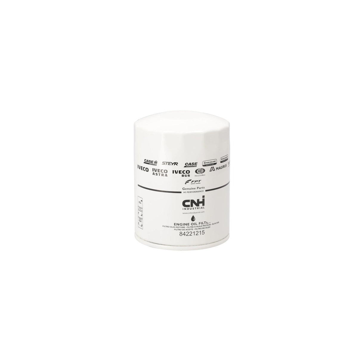 CNH Engine Oil Filter — 84221215 TL,TD,JX,F Series,L Series, Ford 35 Series