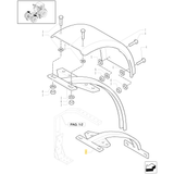CNH - FENDER SUPPORT BRACKET # 87308121 # 87554982 Series TM TSA MXM MXU