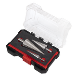 Sealey Straight Flute HSS 4341 Step Drill Bit Set 3pc additional view