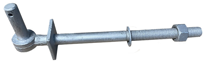 Gate Hanger Galvanised Bolt-on Round 3/4(19mm)Pin