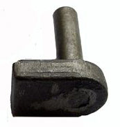 Gate Hanger Weld-on Flat Base 3/4" (19mm) Pin HD