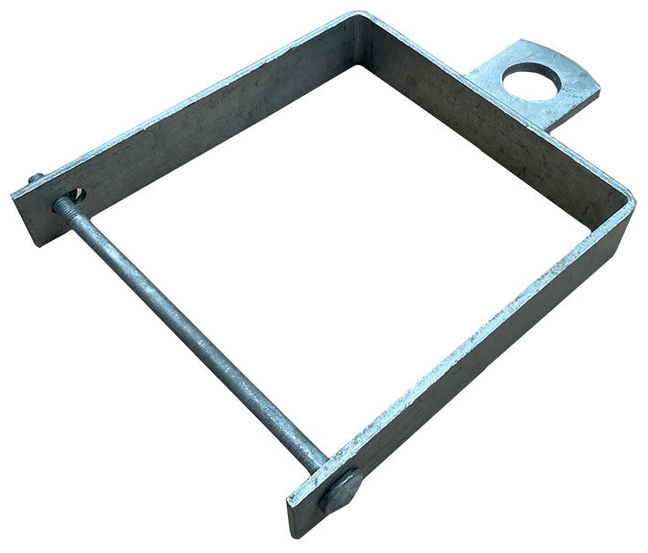 Gate Square Post Hanger 8" Top for Metal Gates