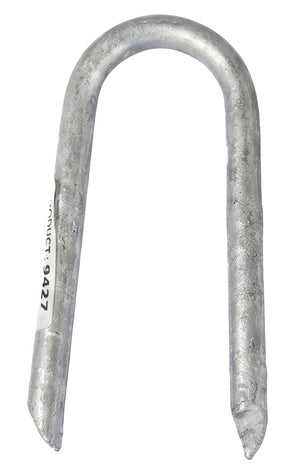 Gate 4" Long 44mm Wide Round Staple Galv BoxQty 10