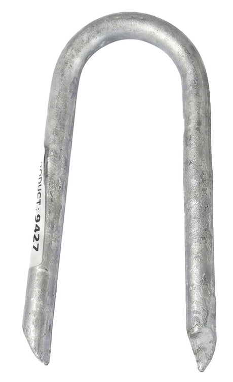 Gate 4" Long 44mm Wide Round Staple Galv BoxQty 10