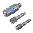 PCL Air Tool Coupling Kit 1/4"BSPT 3pc