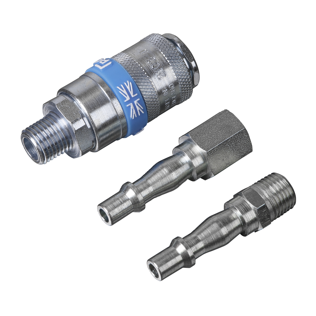 PCL Air Tool Coupling Kit 1/4"BSPT 3pc – additional supplier image