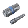 PCL Air Tool Coupling Kit 1/4"BSPT 2pc