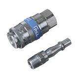 PCL Air Tool Coupling Kit 1/4"BSPT 2pc