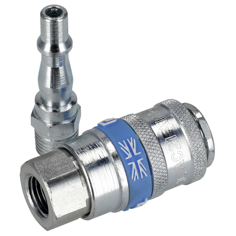 PCL Air Tool Coupling Kit 1/4"BSPT 2pc – additional supplier image