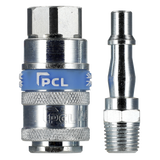PCL Air Tool Coupling Kit 1/4"BSPT 2pc – additional supplier image