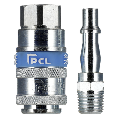PCL Air Tool Coupling Kit 1/4"BSPT 2pc – additional supplier image
