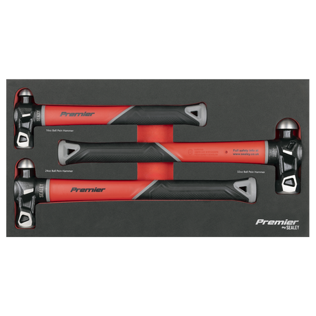 Premier Ball Pein Hammer Set with Fibreglass Shafts 3pc – additional product view 3