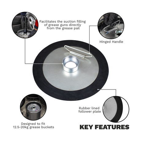 Bulk Fill Follower Plate For Grease Guns – additional supplier image