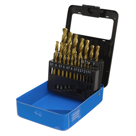 Sealey HSS Fully Ground Drill Bit Set 19pc - DIN 338 additional view
