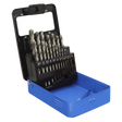 HSS Fully Ground Drill Bit Set 19pc
