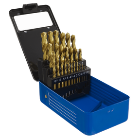 HSS Fully Ground Drill Bit Set 25pc - DIN 338