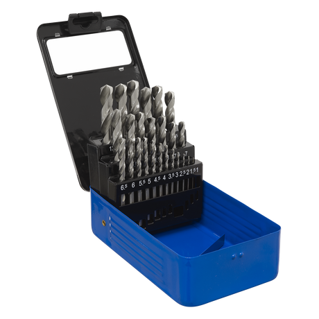 HSS Fully Ground Drill Bit Set 25pc