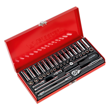 Premier Metric/Imperial Socket Set 1/4"Sq Drive 41pc